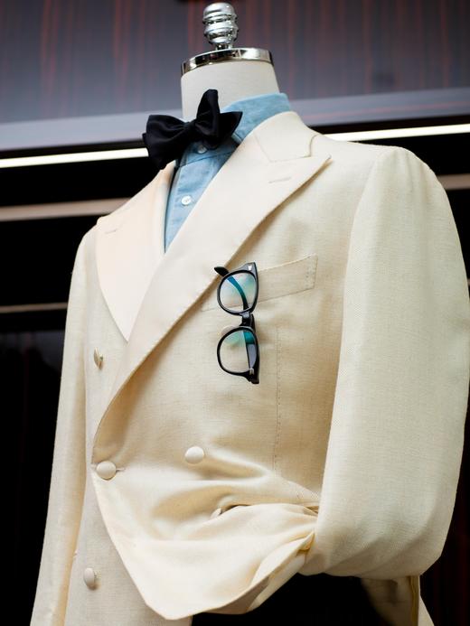 Cesare Attolini Vintage Silk Smoking Jacket 商品图1