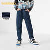 巴拉巴拉童装儿童裤子男童长裤秋冬装新款直筒裤加绒时尚潮酷 商品缩略图0