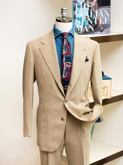 Sartoria Pirozzi Linen Suit 商品图0