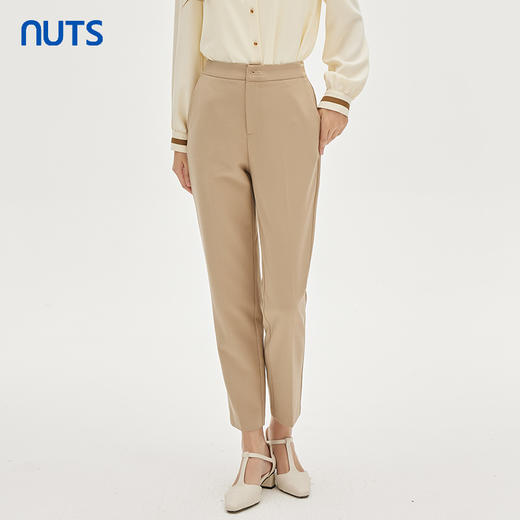 NUTS秋季新款时尚气质通勤风修身显瘦休闲长裤女333072123 商品图1