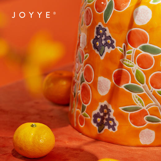 JOYYE大吉大利-陶瓷新中式花瓶餐桌花瓶摆件客厅插花轻奢高档乔迁家居礼物 商品图1