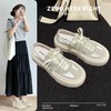 ZHR则则透气德训鞋女厚底小白鞋女拼接系带休闲板鞋子女2024新款 商品缩略图0