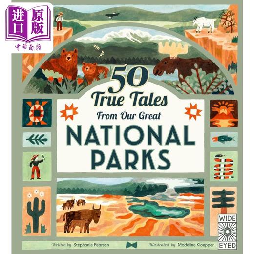 【中商原版】公园的50个故事 50 True Tales from Our Great National Parks 英文原版 儿童绘本故事书 精装科普绘本 进口图书 商品图0