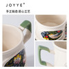 JOYYE威廉·莫里斯-欧式浮雕情侣双人马克杯咖啡碟套装陶瓷礼盒带勺 商品缩略图10