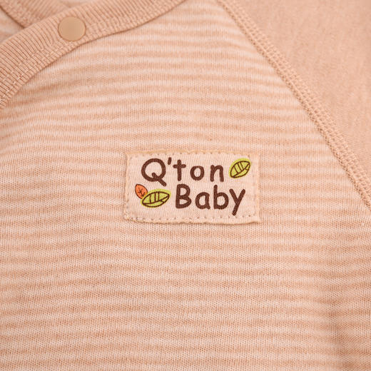 棉果果秋季新品彩棉新生儿男童女童婴儿半背衣M301110199401 商品图2