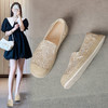 ZHR网纱透气新中式渔夫鞋2024新款一脚蹬单鞋时尚百搭小香风女鞋 商品缩略图0