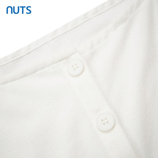 NUTS女装夏季新款纯色简约百搭长袖衬衫429021369 商品图2