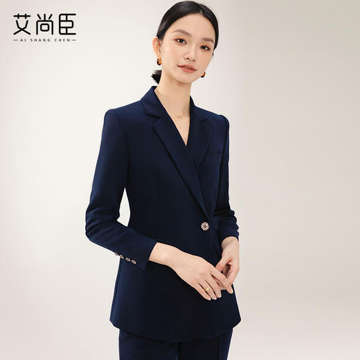 艾尚臣西装套装女2024春新款气质女神范珠宝店销售前台接待工作装 商品图4