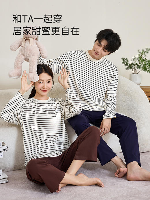 康妮雅女式长袖长裤套头套装 商品图2