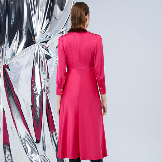 EITIE爱特爱秋季新款优雅气质洋气显瘦连衣裙女7507213 商品图4