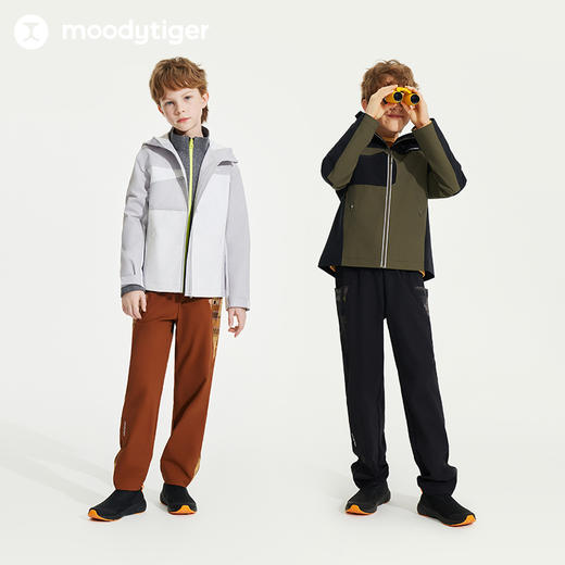 【24年秋新】moodytiger24秋新防风拒水男童户外运动风衣43110801 商品图1