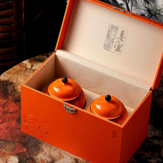 喜乐【橙.大容量双瓷.适合装散茶】135元1套.整箱6套 商品图3