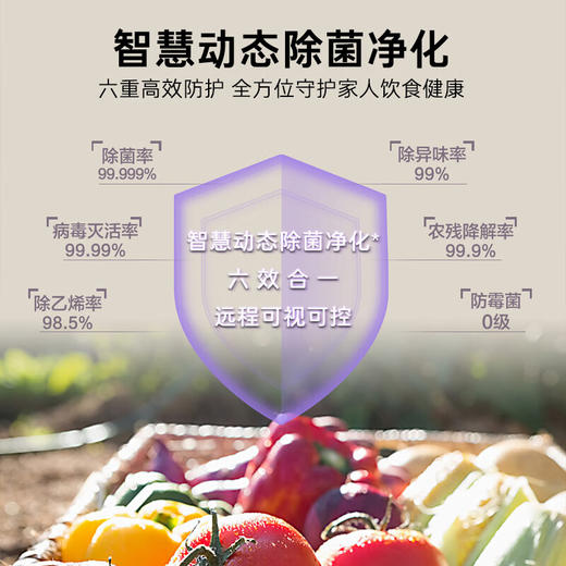 卡萨帝（Casarte）645升原石系列十字四开门冰箱一级能效变频无霜家用三系统超大容量BCD-645WGCTDM7Y9U1 商品图5