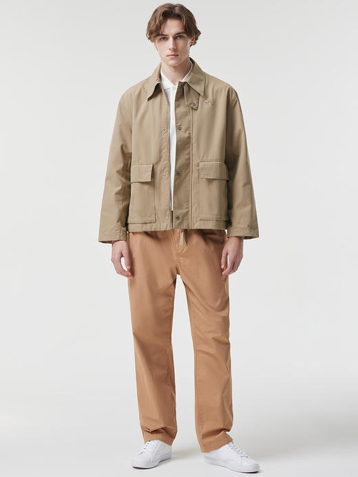 小鱼 2024秋季男装 时尚潮流休闲百搭翻领拉链夹克外套 Z-11909 商品图4