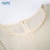 NUTS秋季新款纯色宽松通勤时尚长袖蝴蝶结套头衫女331012259 商品缩略图2
