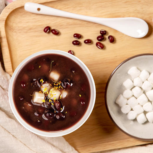 【第二件立减10元！网红红豆小丸子】夏天冷藏饮，冬天加热喝，软糯绵沙，气味香甜，带你品味品质红豆羹，早餐代餐下午茶即食甜品L 商品图1