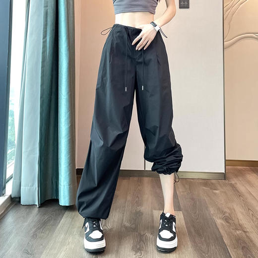 裁缝学苑AS313美式工装裤纸样女装夏季高腰阔腿伞兵裤子版型裁剪 商品图1