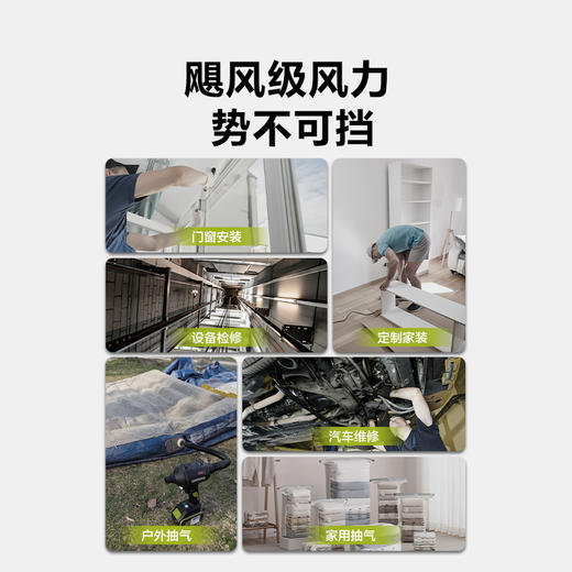 威克士无线强力吹尘枪WU093小型锂电工业吹风机吹灰尘除尘鼓风机 商品图1