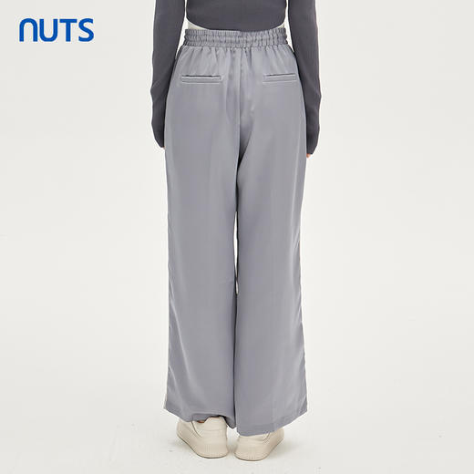 NUTS秋季新款时尚气质百搭宽松显瘦松紧腰休闲长裤女332071145 商品图4
