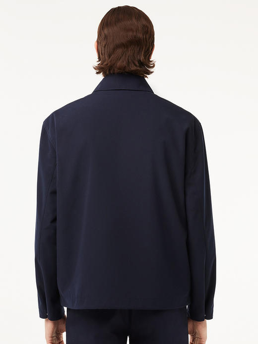 小鱼 2024秋季男装 时尚潮流休闲百搭翻领拉链夹克外套 Z-11909 商品图2