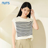 NUTS2023秋季新款时尚休闲气质百搭条纹毛织针织背搭女4380541A1 商品缩略图3