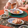 JOYYE威廉·莫里斯-浮雕复古欧式西餐盘陶瓷鱼盘套装乔迁礼物盒创意菜盘 商品缩略图2