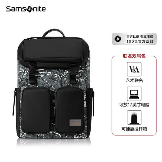 新秀丽MOSS系列V&A联名款高端商务双肩包NR0*004 商品图1