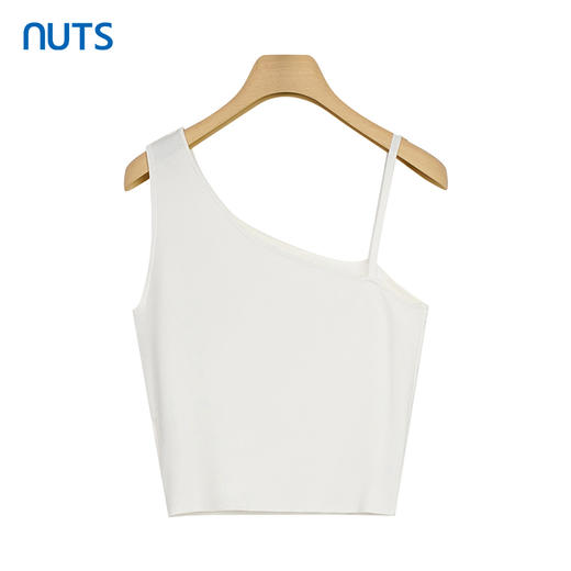 NUTS夏季新款修身显瘦无袖吊带背心女时尚百搭纯色上衣422052086 商品图1