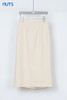 NUTS秋季新款纯色宽松显瘦开叉直筒温柔长裙女231063204 商品缩略图5