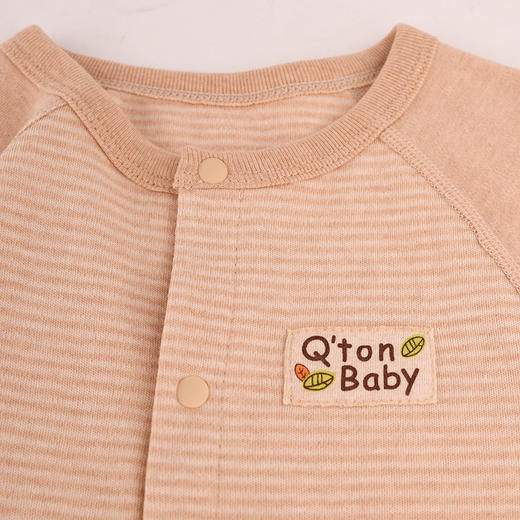 棉果果秋季新品春秋季男童女童彩棉爬服对开连体衣M301722199410 商品图1