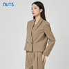 NUTS秋季新款气质通勤风宽松显瘦设计感短款西装外套女231048117B 商品缩略图2
