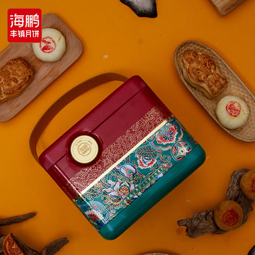 海鹏花月礼铁礼盒15饼11味（含月供） 商品图2
