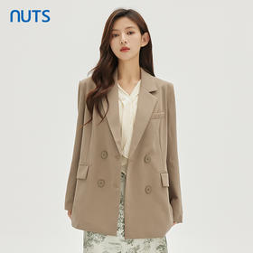 NUTS秋季新款时尚气质宽松显瘦通勤风百搭西装外套女333043172