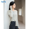 NUTS2023秋季新款通勤气质小众设计感长袖T恤女4390202A1 商品缩略图1