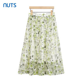 NUTS半身裙女法式碎花仙女超仙森系裙子a字半裙伞裙323063348
