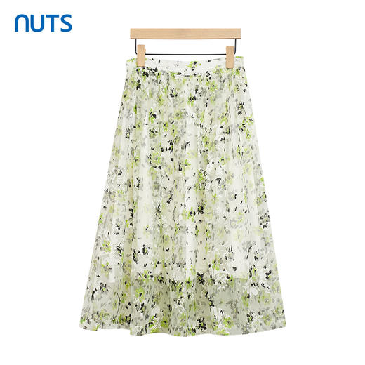 NUTS半身裙女法式碎花仙女超仙森系裙子a字半裙伞裙323063348 商品图0