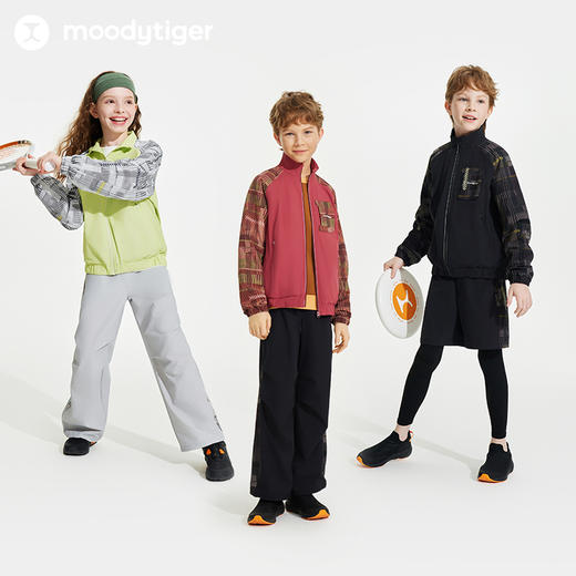 【24年秋新】moodytiger24秋新长袖宽松中性户外运动风衣43510801 商品图1
