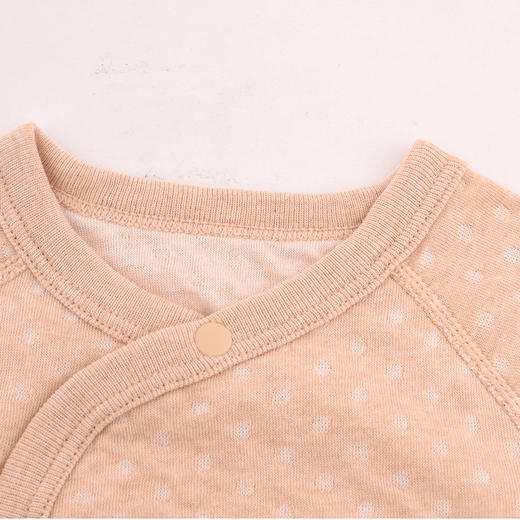 棉果果秋季新品春秋季男童女童彩棉深棕色蝴蝶和袍M301111199404 商品图1