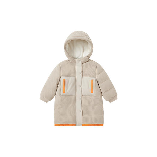 【商场同款】英氏儿童羽绒服冬季男童灯芯绒加厚羽绒外套新款超韧绒 商品图4