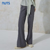 NUTS秋季新款休闲宽松直筒高腰显瘦气质百搭休闲长裤女231073042B 商品缩略图0