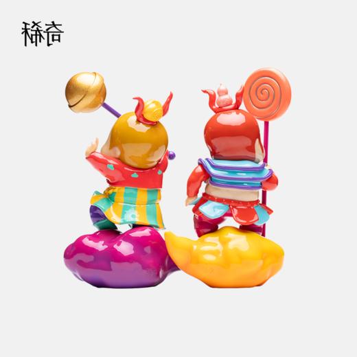 稀奇艺术新品《甜兵甜将》桌面治愈系摆件爱心造型雕塑礼物 商品图2