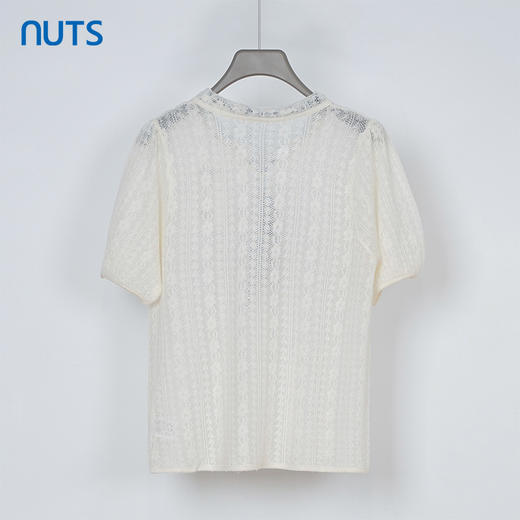 NUTS秋季新款法式时尚别致宽松别致小香风毛织套头衫女332053380 商品图1