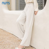 NUTS秋装新款通勤自然感翻折边装饰系带通勤休闲长裤4310701A1 商品缩略图1