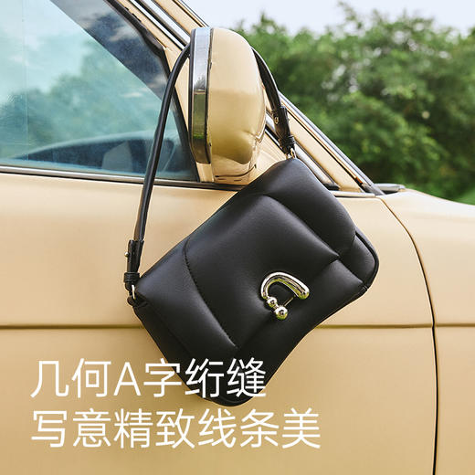 Amazing Song乙颂 花卷包中号新款小众单肩羊皮质感手提斜挎包包女 商品图2