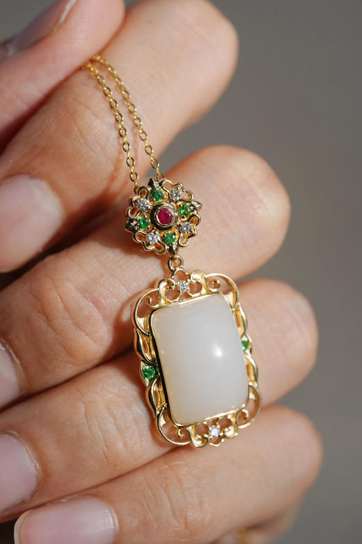 传承系列｜和田玉油糕子 商品图6