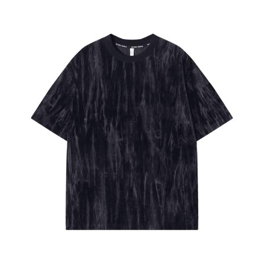 夏季新款时尚设计抽象男士短袖潮流百搭上衣宽松复古小众T恤 商品图0