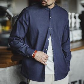 【透气舒爽 垂顺轻弹】凉感冰丝牛仔衬衫