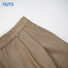 NUTS秋季新款咖色高腰通勤宽松直筒长款休闲裤西装裤女333071168 商品缩略图2