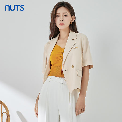 NUTS夏季休闲宽松舒服西服外套女429041337 商品图2
