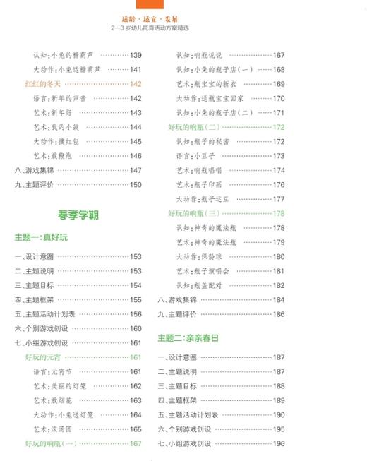 适龄 适宜 发展：2—3 岁幼儿托育活动方案精选 宁波市星海托育中心 幼儿在托育机构中的一日作息时间安排主题活动案例指导 游戏主题框架活动计划表活动方案 商品图4